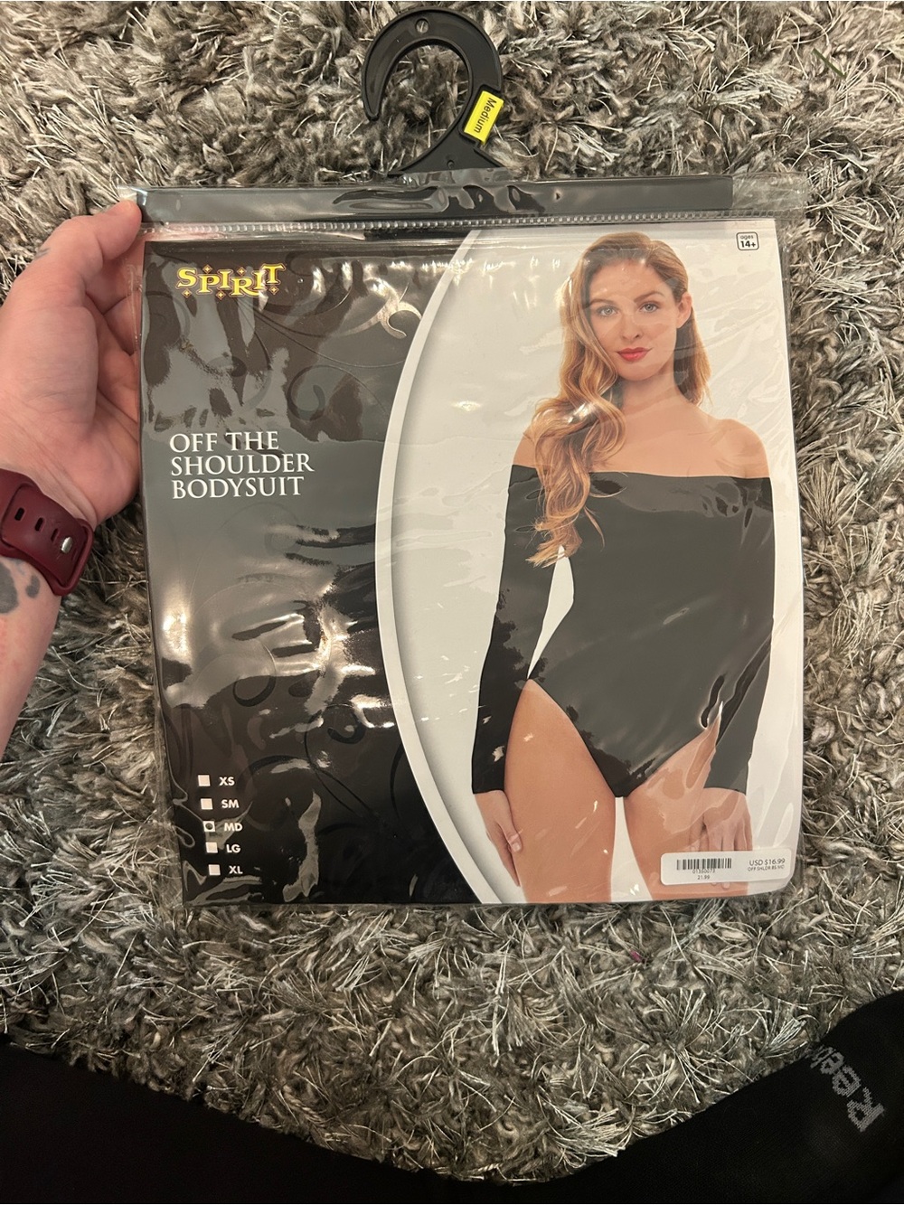 adidas Black Off-the-Shoulder Bodysuit
